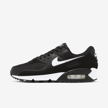 Nike Air Max 90 - Női Utcai Cipő - Fekete/Fekete/Fehér